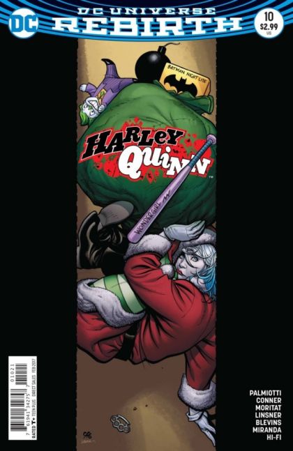 Harley Quinn, Vol. 3 Egg Noggin |  Issue#10B | Year:2016 | Series:  | Pub: DC Comics | Variant Frank Cho Cover