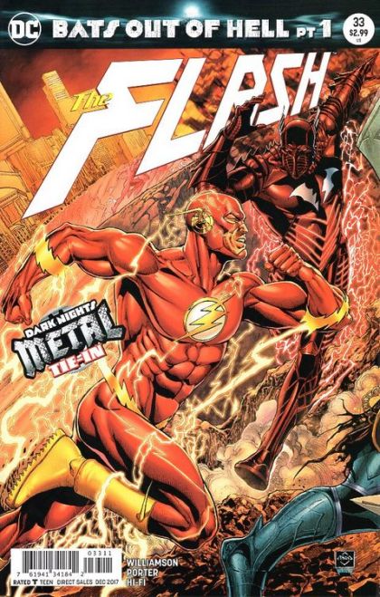 Flash, Vol. 5 Dark Nights: Metal - Bats Out of Hell, Part One |  Issue#33A | Year:2017 | Series: Flash | Pub: DC Comics | Ethan Van Sciver Connecting Regular Cover
