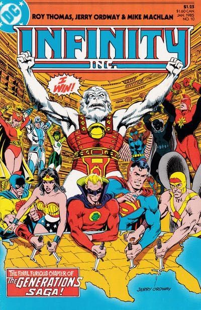 Infinity Inc., Vol. 1 The Generations Saga, A Dark and Deadly Place |  Issue#10 | Year:1985 | Series: Infinity Inc. | Pub: DC Comics |