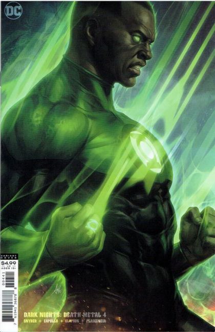 Dark Nights: Death Metal An Anti-Crisis, Part IV: Shot In The Dark |  Issue#4D | Year:2020 | Series:  | Pub: DC Comics | Variant Stanley Artgerm Lau Green Lantern John Stewart Cover