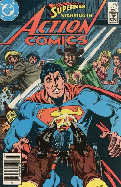Action Comics, Vol. 1 The Artistic Thefts of Terra-Man! / Yesterday Once More |  Issue#557B | Year:1984 | Series:  | Pub: DC Comics | Newsstand Edition