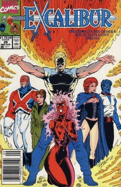 Excalibur, Vol. 1 The Times They Are A-Changin' |  Issue#26B | Year:1990 | Series: Excalibur | Pub: Marvel Comics | Newsstand Edition