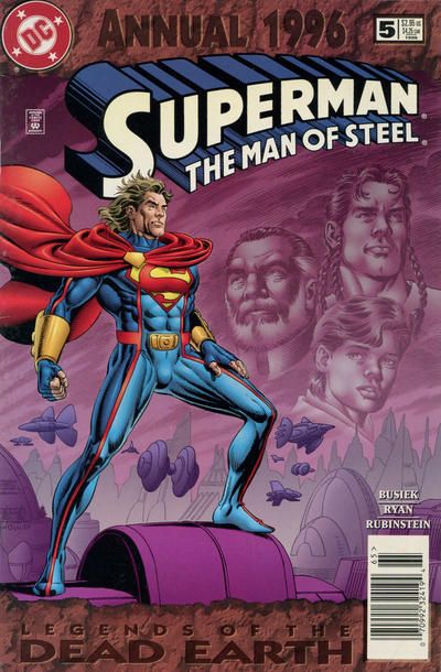 Superman: The Man of Steel Annual Legends of the Dead Earth - The Never-Ending Battle |  Issue#5B | Year:1996 | Series: Superman | Pub: DC Comics | Newsstand Edition