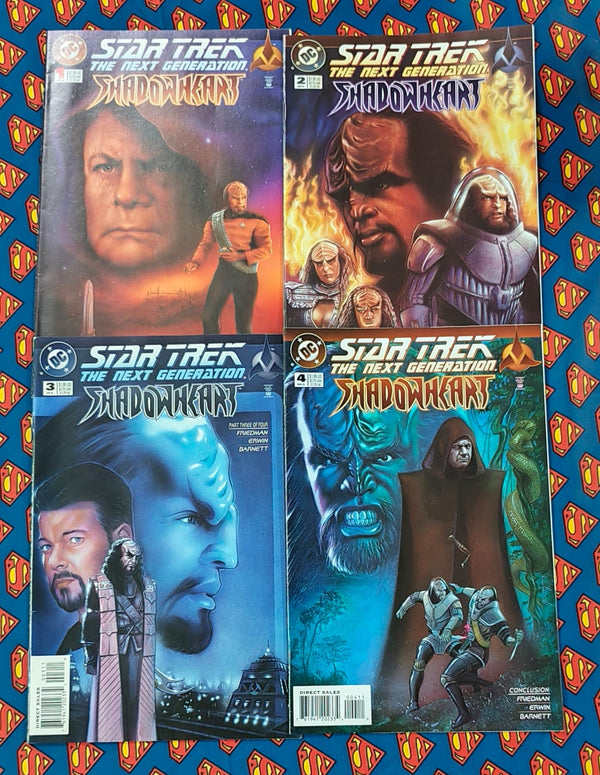 FULL SERIES STAR TREK THE NEXT GENERATION SHADOWHEART | ISSUE #1 TO 4 | PUB: DC