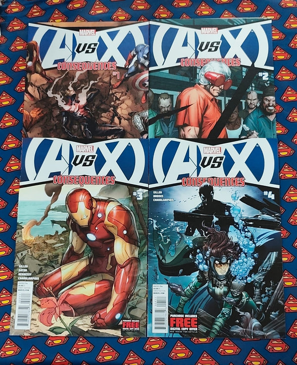 Avengers vs. X-Men A V/S X CONSEQUENCES | ISSUE # 1 TO 4 | PUB: MARVEL