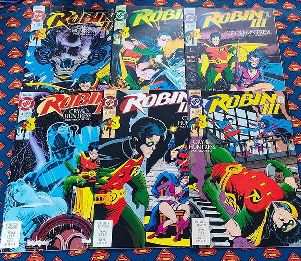 FULL MINI SERIES OF ROBIN III | ISSUE #1 TO 6 | PUB: DC COMICS | CRY OF THE HUNTRESS
