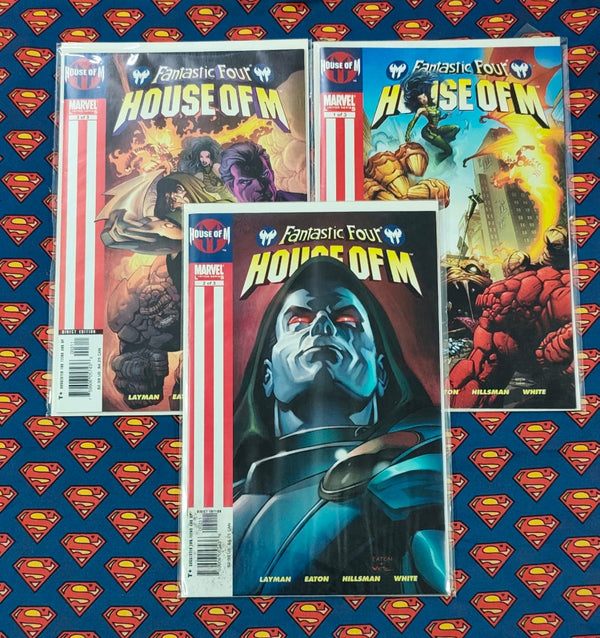 FULL SERIES FANTASTIC FOUR HOUSE OF M | ISSUE #1 TO 3 | PUB: MARVEL