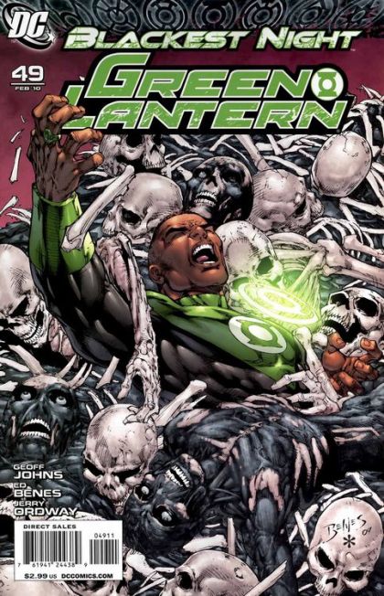 Green Lantern, Vol. 4 Blackest Night - Semper Fi / The Birth of Nekron |  Issue#49A | Year:2009 | Series: Green Lantern | Pub: DC Comics | Ed Benes Regular