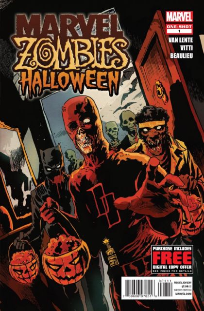 Marvel Zombies: Halloween  |  Issue#1 | Year:2012 | Series: Marvel Zombies | Pub: Marvel Comics | Francesco Francavilla Regular