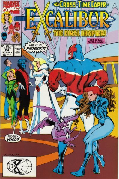 Excalibur, Vol. 1 The Cross-Time Caper, Part 12: Tempting Fates |  Issue#24A | Year:1990 | Series: Excalibur | Pub: Marvel Comics | Direct Edition