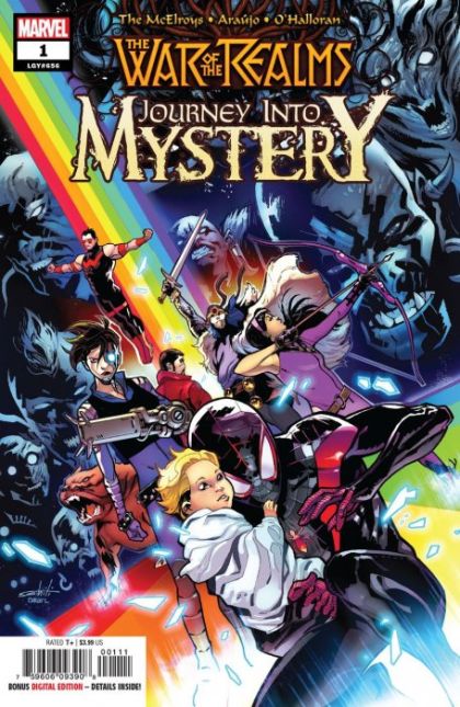 War of the Realms: Journey Into Mystery War of the Realms - Chapter One: With the Will to Protect |  Issue#1A | Year:2019 | Series:  | Pub: Marvel Comics | Regular Valerio Schiti & David Curiel Cover