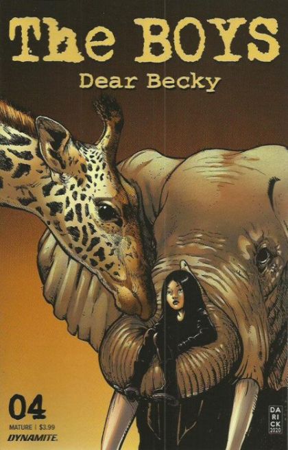 The Boys: Dear Becky 4: Tuesday |  Issue#4A | Year:2020 | Series:  | Pub: Dynamite Entertainment | Regular Darick Robertson Cover