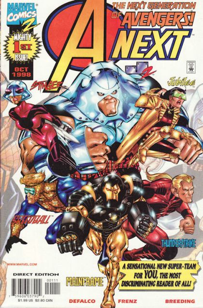 A-Next Second Coming! |  Issue#1A | Year:1998 | Series: MC2 | Pub: Marvel Comics | Direct Edition
