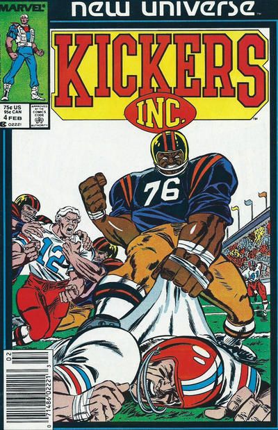 Kickers Inc. Cry Vengeance |  Issue#4B | Year:1987 | Series: New Universe | Pub: Marvel Comics | Newsstand Edition