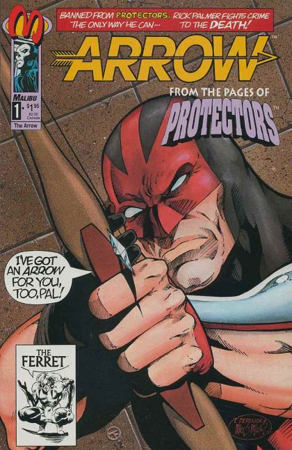 Arrow (Malibu) Shaft of Steel, Heart of Stone |  Issue#1A | Year:1992 | Series: The Arrow | Pub: Malibu Comics | Direct Edition