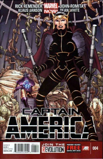 Captain America, Vol. 7 Castaway in Dimension Z, Chapter Four |  Issue#4A | Year:2013 | Series: Captain America | Pub: Marvel Comics | John Romita Jr. Regular