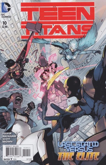 Teen Titans, Vol. 5 Rogue Targets, Part 2 |  Issue#10A | Year:2015 | Series: Teen Titans | Pub: DC Comics | Bengal Regular Cover