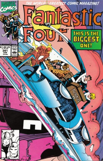 Fantastic Four, Vol. 1 The Ultimate Solution |  Issue#341A | Year:1990 | Series: Fantastic Four | Pub: Marvel Comics | Direct Edition