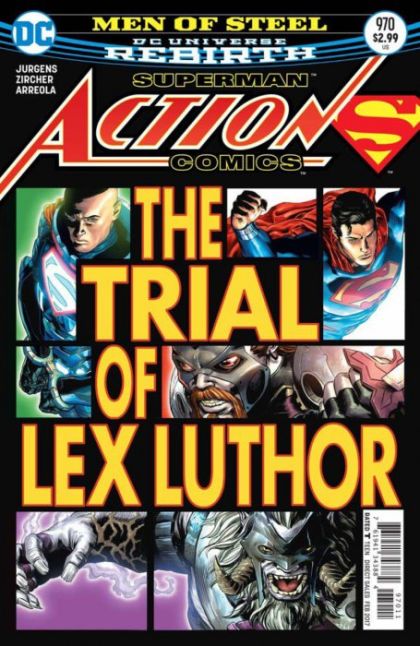 Action Comics, Vol. 3 Men of Steel, Part 4 |  Issue#970A | Year:2016 | Series: Superman | Pub: DC Comics | Patrick Zircher Regular