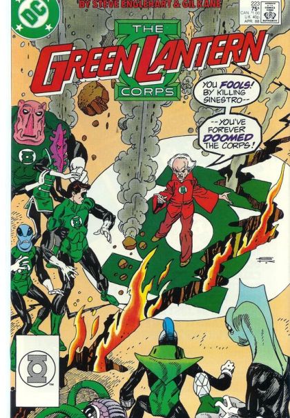 Green Lantern, Vol. 2 Last Testament of the Green Lantern Corps! |  Issue#223A | Year:1988 | Series: Green Lantern | Pub: DC Comics | Direct Edition