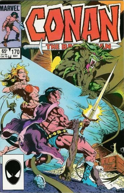 Conan the Barbarian, Vol. 1 Dominion Of The Dead! |  Issue#170A | Year:1985 | Series: Conan | Pub: Marvel Comics |