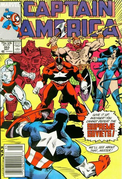 Captain America, Vol. 1 The Great Bear |  Issue#353B | Year:1989 | Series: Captain America | Pub: Marvel Comics | Newsstand Edition