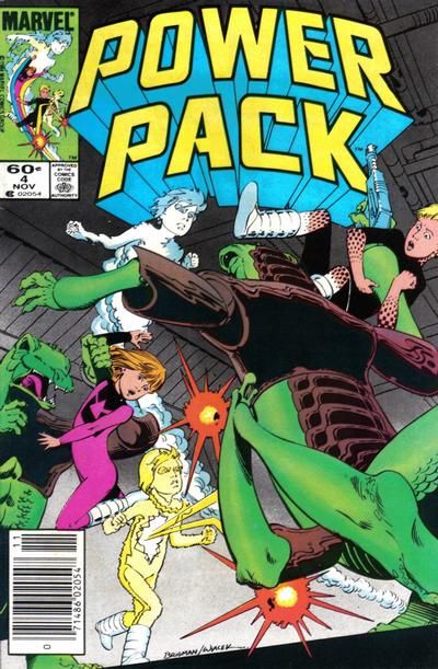 Power Pack, Vol. 1 Rescue! |  Issue#4B | Year:1984 | Series: Power Pack | Pub: Marvel Comics | Newsstand Edition