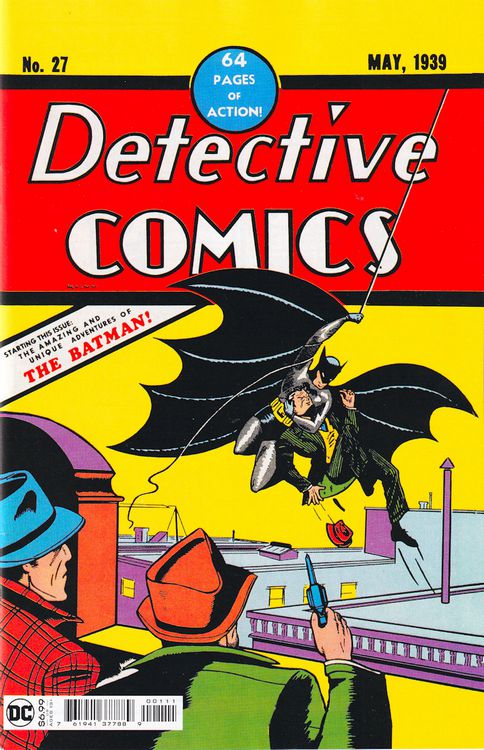 Detective Comics, Vol. 1 The Bat-Man (Facsimile) |  Issue#27J | Year:2022 | Series: Detective Comics | Pub: DC Comics
