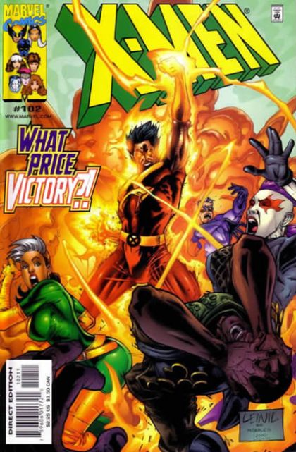 X-Men, Vol. 1 The Cruelest Cut |  Issue#102A | Year:2000 | Series: X-Men | Pub: Marvel Comics | Leinil Francis Yu Regular