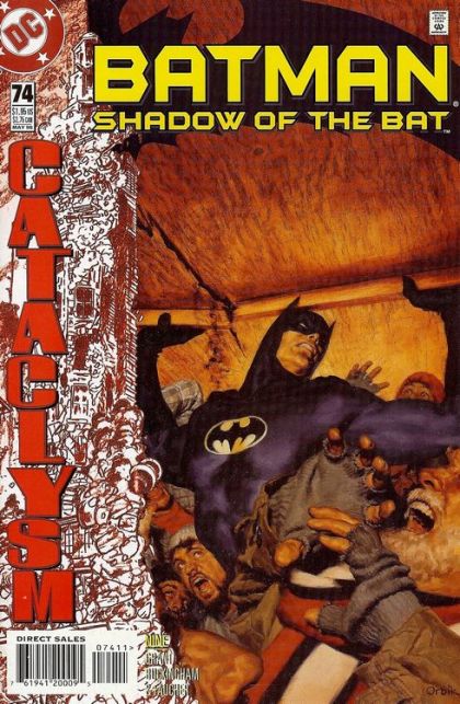 Batman: Shadow of the Bat Cataclysm - Part 9: The Naked City |  Issue#74A | Year:1998 | Series: Batman | Pub: DC Comics | Direct Edition