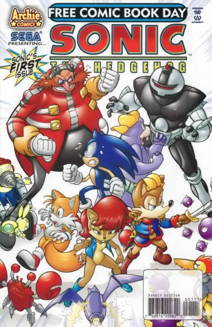 Free Comic Book Day 2008 (Sonic The Hedgehog)  |  Issue#1 | Year:2008 | Series:  | Pub: Archie Comic Publications | Free Comic Book Day 2008 Edition