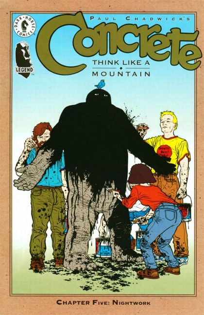 Concrete: Think Like A Mountain Nightwork |  Issue#5 | Year:1996 | Series: Concrete | Pub: Dark Horse Comics |