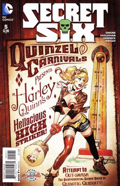 Secret Six, Vol. 4 Block Party |  Issue#5B | Year:2015 | Series: Secret Six | Pub: DC Comics | Bombshell Variant