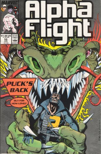 Alpha Flight, Vol. 1 Comes a Dragon! |  Issue#59A | Year:1988 | Series: Alpha Flight | Pub: Marvel Comics |