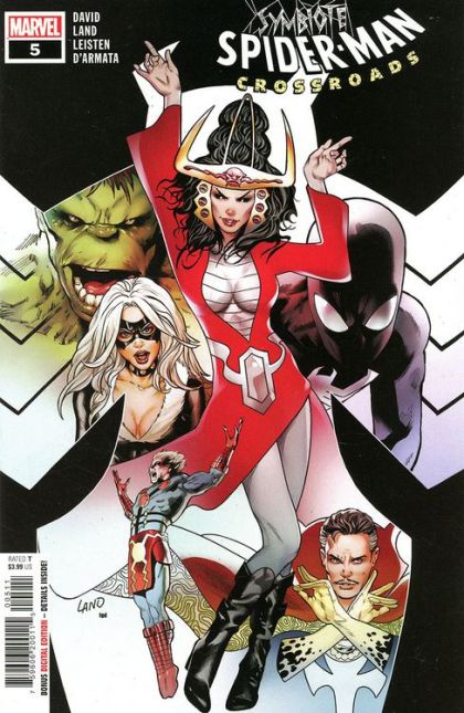 Symbiote Spider-Man: Crossroads  |  Issue#5A | Year:2021 | Series:  | Pub: Marvel Comics | Regular Greg Land Cover