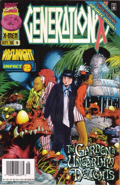 Generation X, Vol. 1 Onslaught - Don't Wait Up... |  Issue#19B | Year:1996 | Series: Generation X | Pub: Marvel Comics | Newsstand Edition