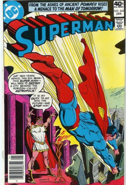 Superman, Vol. 1 The Last Days of Metropolis |  Issue#343A | Year:1980 | Series: Superman | Pub: DC Comics |