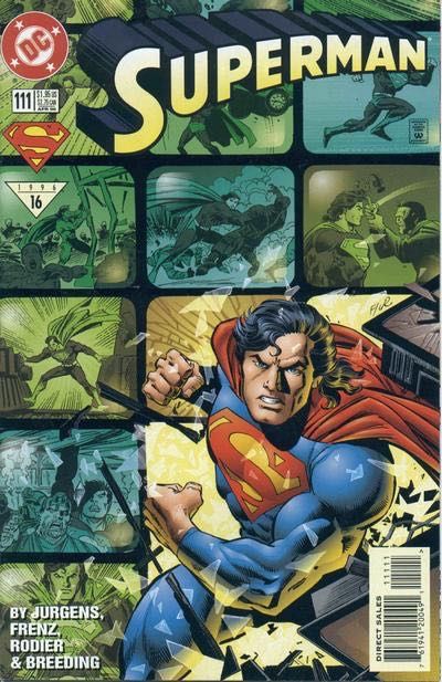 Superman, Vol. 2 Divisions |  Issue#111A | Year:1996 | Series: Superman | Pub: DC Comics | Direct Edition