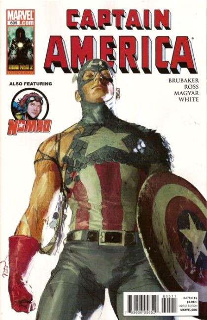 Captain America, Vol. 5 Two Americas, Conclusion |  Issue#605A | Year:2010 | Series: Captain America | Pub: Marvel Comics | Gerald Parel Regular