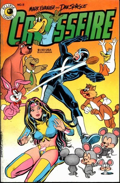Crossfire Saturday Morning Fever |  Issue#8 | Year:1985 | Series: DNAgents | Pub: Eclipse Comics |