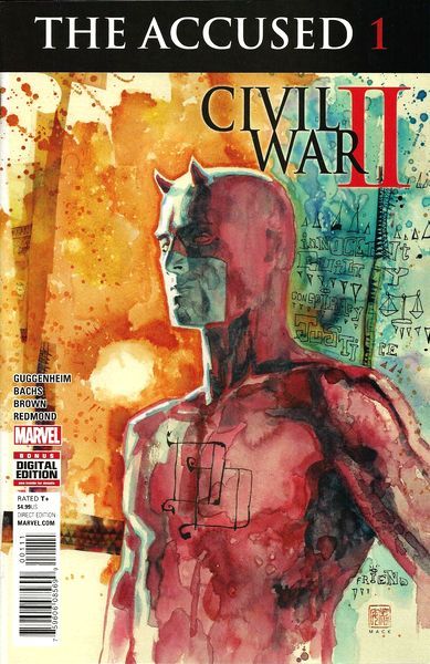 The Accused Civil War II - Civil War II |  Issue#1A | Year:2016 | Series:  | Pub: Marvel Comics | Regular David Mack Cover