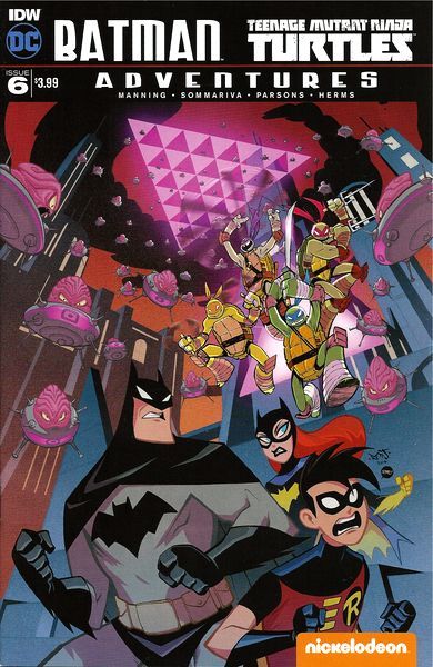 Batman / Teenage Mutant Ninja Turtles Adventures The Terror of the Kraang |  Issue#6A | Year:2017 | Series:  | Pub: IDW Publishing | Regular Jon Sommariva Cover