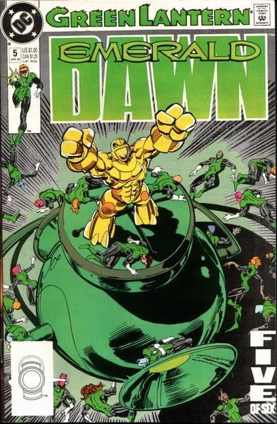 Green Lantern: Emerald Dawn The Test |  Issue#5A | Year:1990 | Series: Green Lantern | Pub: DC Comics | Direct Edition