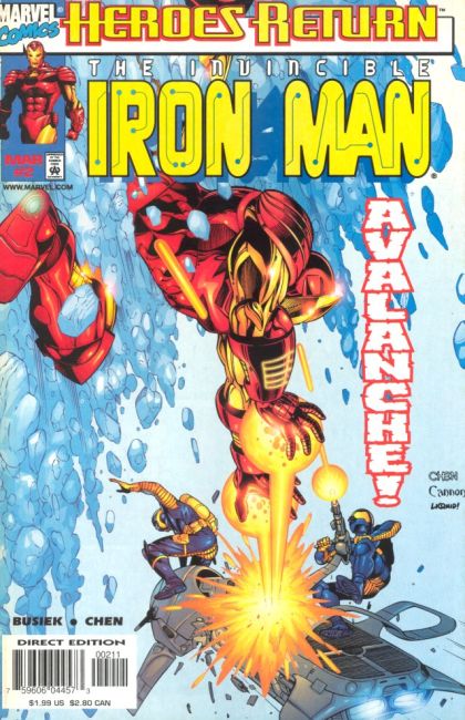 Iron Man, Vol. 3 Heroes Return - Hidden Assets |  Issue#2A | Year:1998 | Series: Iron Man | Pub: Marvel Comics | Direct Edition