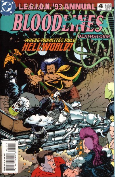 L.E.G.I.O.N. Annual Bloodlines - Blood Relatives |  Issue#4 | Year:1993 | Series: Legion of Super-Heroes | Pub: DC Comics |