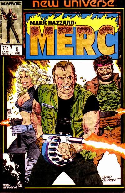 Mark Hazzard: Merc That's What Friends Are For! |  Issue#5A | Year:1987 | Series: New Universe | Pub: Marvel Comics | Direct Edition