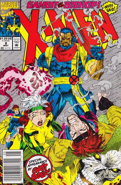 X-Men, Vol. 1 Tooth and Claw |  Issue#8B | Year:1992 | Series: X-Men | Pub: Marvel Comics | Newsstand Edition