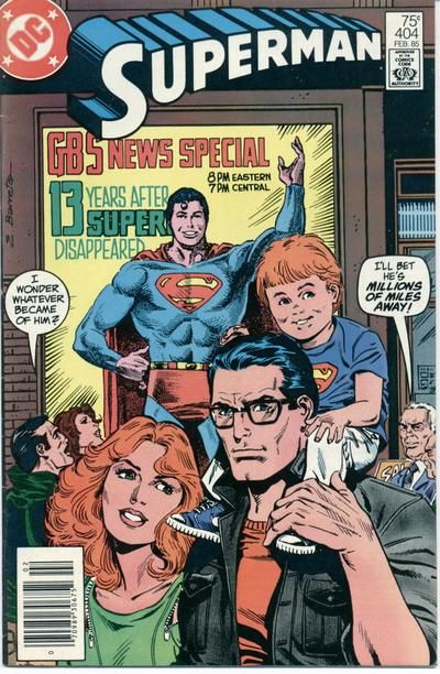 Superman, Vol. 1 Born To Be Superman |  Issue#404B | Year:1984 | Series: Superman | Pub: DC Comics | Newsstand Edition
