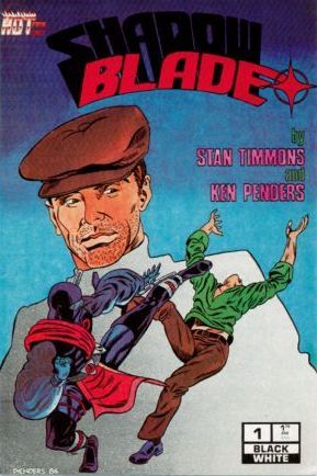 Shadow Blade Laughing at Sharks |  Issue#1 | Year:1987 | Series:  | Pub: Hot Comics |