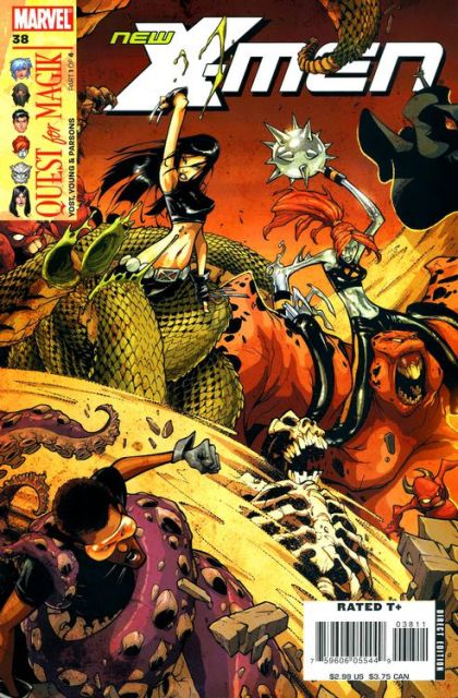 New X-Men (Academy X) The Quest for Magik, Part One |  Issue#38A | Year:2007 | Series: X-Men | Pub: Marvel Comics | Direct Edition